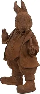 F&G Supplies Cold Cast Iron Mr Rabbit garden ornament Beatrix Potter Sculpture- this charming chap is full of character!