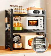 Joybos®3-Tier Expandable Microwave Shelf for Kitchen Counter