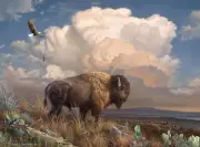 Hautman Brothers Majestic Bison 1000 Piece Jigsaw Puzzle for Adults Challenging
