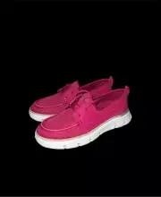 Cole Haan Women's 4.Zerogrand Regatta Loafer Flats, Pink, Size 10B