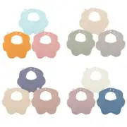 Bib Washable Feeding Bib Weaning Bib Absorbent Drooling Bib for Toddler Infant