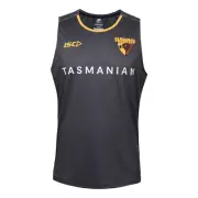 Hawthorn Hawks 2024 Training Singlet Sizes Large - 5XL Carbon AFL ISC