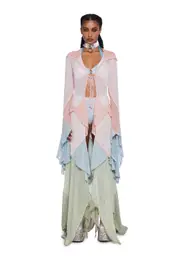 [Club Exx] Sparkled Myths Hooded Duster