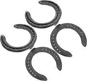 HAPINARY 4pcs Horseshoe Horse Raising Tools Horse Pulling Tool Hoof Pliers Welding Shoes Hoof Trimming Tools Hoof Repair Tool Horse Foot Decoration Horse Farrier Tools Horse Shoes for Horse