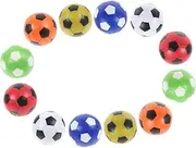12pcs Table Game Balls for Foosball Replacement Durable Soccer Balls for Tabletop Games Lightweight Smooth Fit for Football Tables