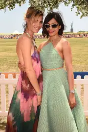Delfina Blaquier Freida Pinto at the Eighth Annual Veuve Clicquot - Old Photo