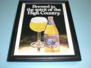 1978 SIERRA BEER FRAMED COLOR AD PRINT