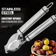 Stainless Steel Chestnut Clips Sheller Multifunctional Walnut Opener Cutter S8D2
