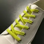 3 pairs No Tie Tieless Lazy Elastic Flat Shoe laces strings for outdoor sports