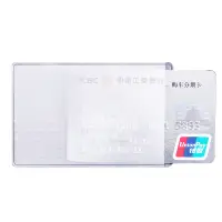 在飛比找蝦皮購物優惠-【台灣現貨】霧面PVC卡片保護套 單個 信用卡 金融卡 健保