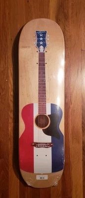 Buck Owens Guitar Skateboard Deck