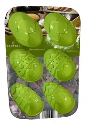 Easter Egg Silicon Mold (6) Crofton Bakeware New