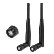 2pcs 5dBi 2.4GHz WiFi Antenna RP-TNC Male for Wireless Router Linksys WRT54G