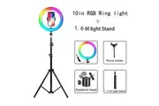Live fill light mobile phone RGB ring light anchor selfie vibrato beauty light photography tripod