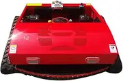 Remote Control Lawn Mower, 1000mm Cutting Width, 452cc 16HP Petrol Engine, Self-Charging System, Red