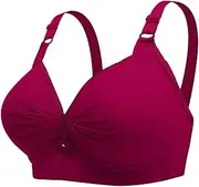 [Generic] Women's Bras Lace Wireless Comfort No Underwire Bras Everyday Adjustable Wire Breathable Bra Maternity Strapless Bra