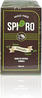 Wellous Spi2ro Spiro Natural Plant-Based Fiber Supplement - For Digestive Health, Immune Health, Bad Breath 60 Tablets/box (Pack of 4)