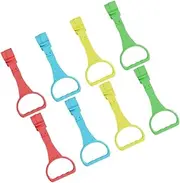 Alasum 8Pcs Bed Ring Pulling Tool for Nursery Crib Durable Standing Support Lightweight Portable Walking Assistant for Learning to Stand
