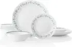 Corelle Dinnerware Set, Country Cottage (18-Piece Set) Triple-Layer-Strong Glass