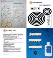 1978 Bally Mata Hari Pinball Basic Tune-up Kit - includes Rubber Rings Kit