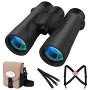 Waterproof Binoculars for Adults High Powered - 10x42 Binoculars with Crystal...