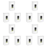 12PK Lemon & Lime 2L/22.5cm Fresh Seal Canister - White