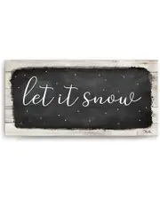 Ready2HangArt Let it Snow Canvas Wall Art by Olivia Rose