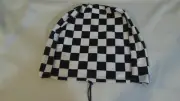 MOTORCYCLE HELMET BAG MICROFIBER RACE CHECKERED BAG CARRY HELMET DUFFLE BLACK
