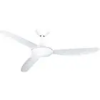 Polar V2 48" DC Ceiling Fan in Matt White by Hunter Pacific