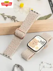 Strap/Band for Apple Watch Band 44 45 49 42 40 41 46Mm Elastic Braided Solo