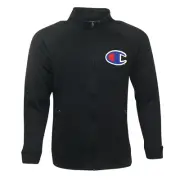 Champion Large Reverse Weave Men's (Black) Full-Zip Achievement Jacket