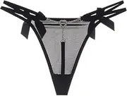 [Generic] Sexy Rhinestone Heart Pendant Waist Chain Panties Heart Thong Panties Summer Beach Festival G String Thong Adjustable Hip Body Jewelry for Women