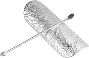 GREENADSCAPE 1 Tea Leaf Storage Dish Scoop Elegant Tea Leaf Spoon for Storing and Scooping Decorative