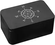 WESIEVYA Box Tarot Box Storage Box Tarot Storage Case Tarot Cards Holder Iron Storage Canister Rectangular Storage Container Universal Organizer Iron Storage Holder Tarot Storage Container
