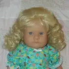 Monique MABEL Doll Wig SIZE 12/13 PALE BLONDE Full Cap~Modacrylic Hair~ NWT
