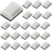 Self-Adhesive Light Mounting Brackets and Clips,LED Light Strip Clips, Light Holder (100-PACK White)