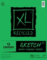 Canson XL Recycled Sketch Paper Pad 11"X14"-100 Sheets 702-2413