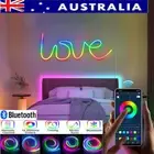 RGBIC LED NEON STRIP LIGHT RGB COLOR CHANGE Dazzle Bluetooth Music Home Bar Deco