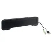 Portable USB-Powered Clip-On Soundbar for Laptops - 3.5mm Audio Speaker (Model: