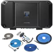 Alpine R2-A150M | 1500W RMS Class D Monoblock Amplifier with Amp Kit