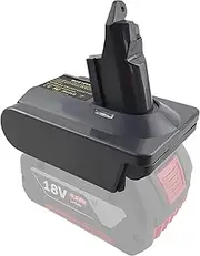 V6 Adapter for Bosch Professional 18V Battery - Converter for All Dyson V6, Absolute, Motorhead, Animal, DC58 & DC59 and More Vacuum Cleaners, Accessory for Dyson Battery Adapter