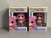 Funko Pop Animation #1204 Hopeful Heart Bear Chase & Common Lot Care Bears 40th