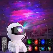 Crebeau Astronaut Galaxy Light Projector, Remote Control, USB Powered, 360° Adjustable, Spaceman for Room Decoration