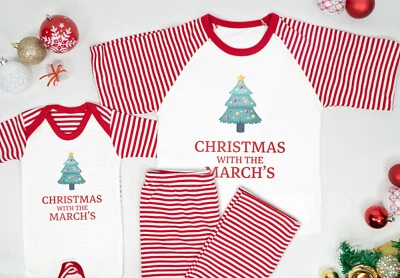 Personalised Matching Family Pyjama Set - ‘Christmas with the...'