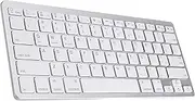 EZONEDEAL Wireless Keyboard - Ultra-Slim Bluetooth Keyboard Flat & Quiet Compatible with All Bluetooth Enabled Devices Compatible with Android, Windows, Computer Keyboards, Laptop, Tablet
