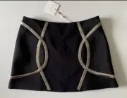 BNWT Sass and Bide Chain Reaction Embellished Skirt