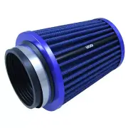 Mini Stack Car Engine Pod Air Filter 3 inch ID Neck- Blue End