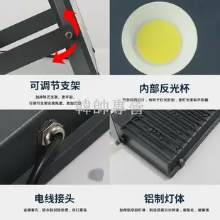 led投光燈 散光泛光燈100W 600W 200W戶外投射燈 戶外探照燈 led戶外燈 吊燈 壁燈 全館八五折 交換好物