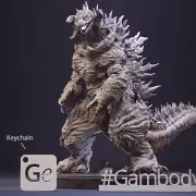 105mm Resin Mutant Godzilla Unassembled Unpainted pd-jj