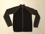 Calvin Klein Men's Cotton Sweater Jacket Invest Heather Black Size S